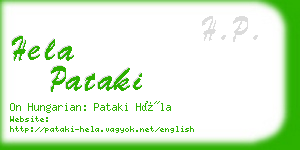 hela pataki business card